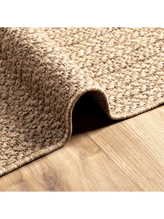 Matto zizur beige 140x200 cm juuttityyli sisä- ja ulkokäyttöön