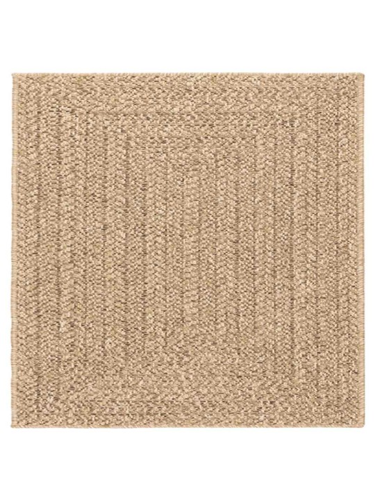 Matto zizur beige 200x290 cm juuttityyli sisä- ja ulkokäyttöön