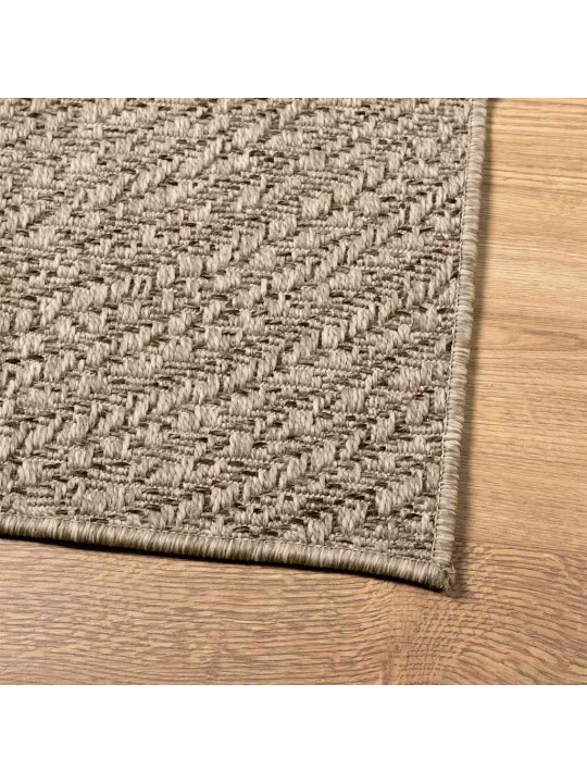 Matto zizur beige 120x170 cm juuttityyli sisä- ja ulkokäyttöön