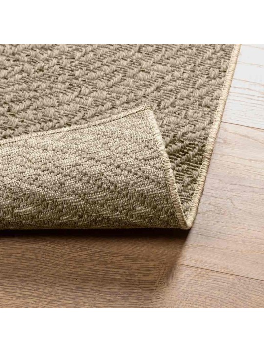 Matto zizur beige 120x170 cm juuttityyli sisä- ja ulkokäyttöön