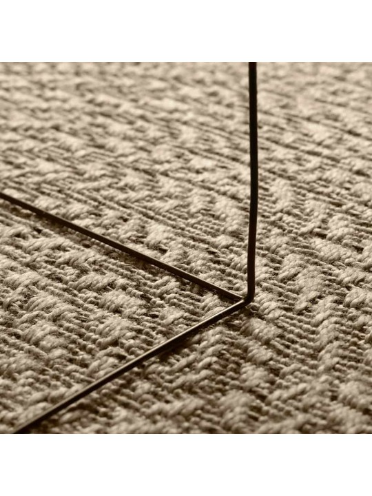 Matto zizur beige 140x200 cm juuttityyli sisä- ja ulkokäyttöön