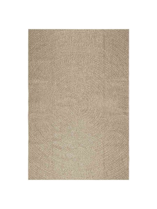 Matto zizur beige 160x230 cm juuttityyli sisä- ja ulkokäyttöön