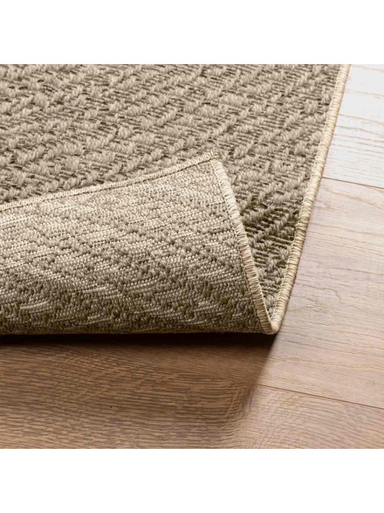 Matto zizur beige 200x290 cm juuttityyli sisä- ja ulkokäyttöön
