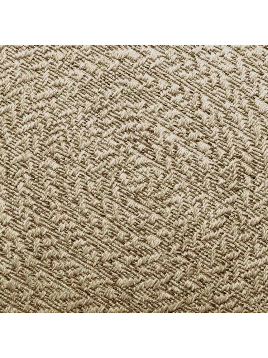 Matto zizur beige 240x340 cm juuttityyli sisä- ja ulkokäyttöön