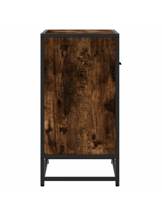 Yökaappi savustettu tammi 60x31x60 cm tekninen puu ja metalli