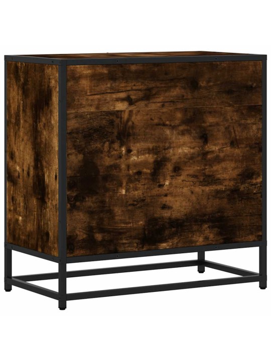 Yökaappi savustettu tammi 60x31x60 cm tekninen puu ja metalli