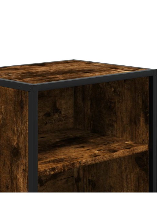 Yökaappi savustettu tammi 40x31x50 cm tekninen puu ja metalli