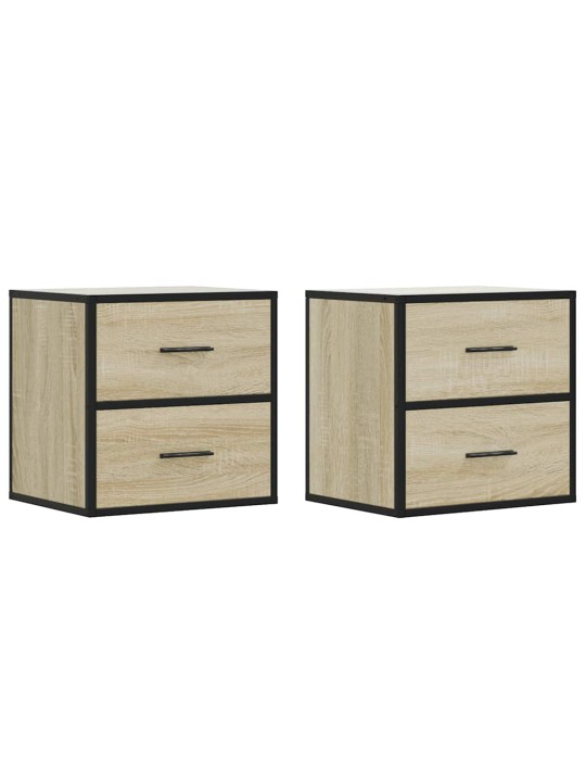 Seinäkaapit 2 kpl sonoma oak 40x31x39,5 cm