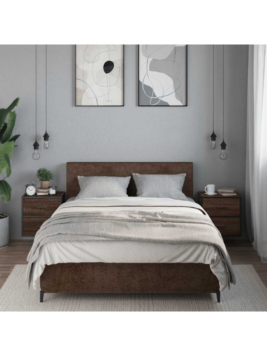 Seinäkaapit 2 kpl ruskea tammi 40x31x39,5 cm