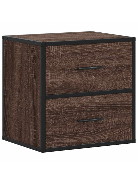Seinäkaapit 2 kpl ruskea tammi 40x31x39,5 cm