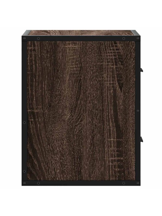 Seinäkaapit 2 kpl ruskea tammi 40x31x39,5 cm