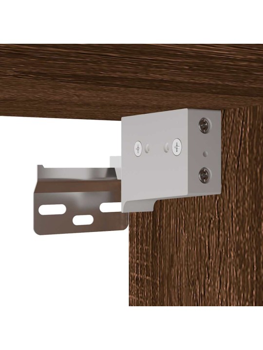 Seinäkaapit 2 kpl ruskea tammi 40x31x39,5 cm