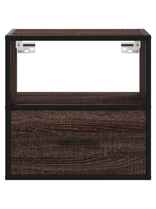 Seinäkaapit 2 kpl ruskea tammi 40x31x39,5 cm