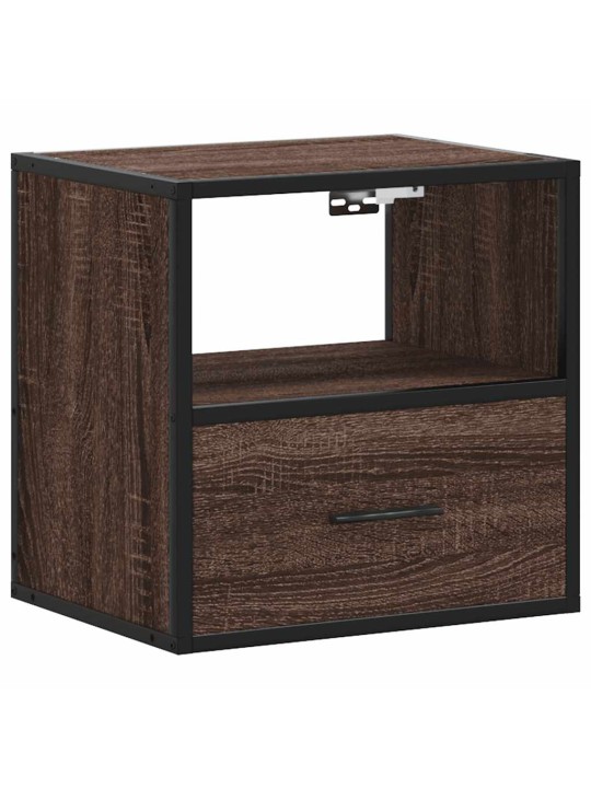 Seinäkaapit 2 kpl ruskea tammi 40x31x39,5 cm