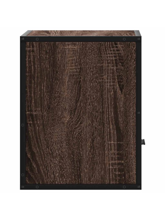 Seinäkaapit 2 kpl ruskea tammi 40x31x39,5 cm