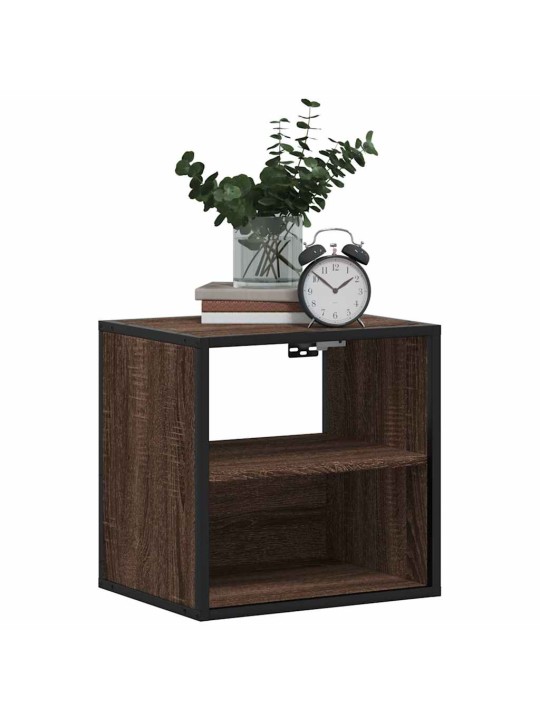 Seinäkaapit 2 kpl ruskea tammi 40x31x39,5 cm