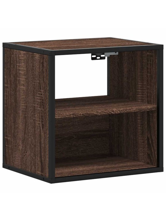 Seinäkaapit 2 kpl ruskea tammi 40x31x39,5 cm