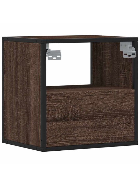 Seinäkaapit 2 kpl ruskea tammi 40x31x39,5 cm
