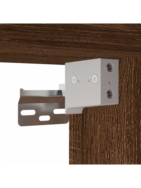 Seinäkaapit 2 kpl ruskea tammi 40x31x39,5 cm