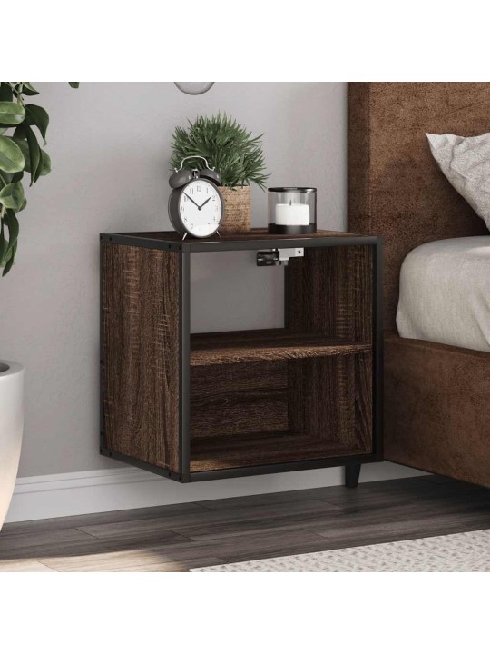 Seinäkaapit 2 kpl ruskea tammi 40x31x39,5 cm