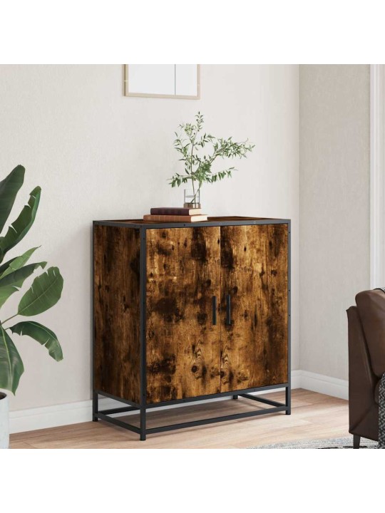 Senkki Savustettu tammi 68x35x76 cm Suunniteltu puu ja metalli
