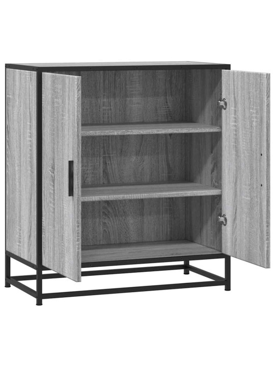 Senkki harmaa sonoma 68x35x76 cm suunniteltu puu ja metalli