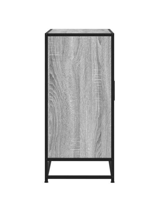 Senkki harmaa sonoma 68x35x76 cm suunniteltu puu ja metalli