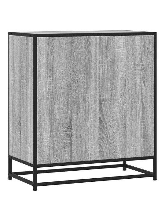 Senkki harmaa sonoma 68x35x76 cm suunniteltu puu ja metalli