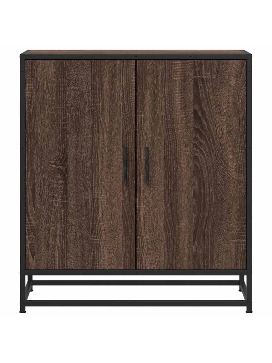 Senkki ruskea tammi 68x35x76 cm tekninen puu ja metalli
