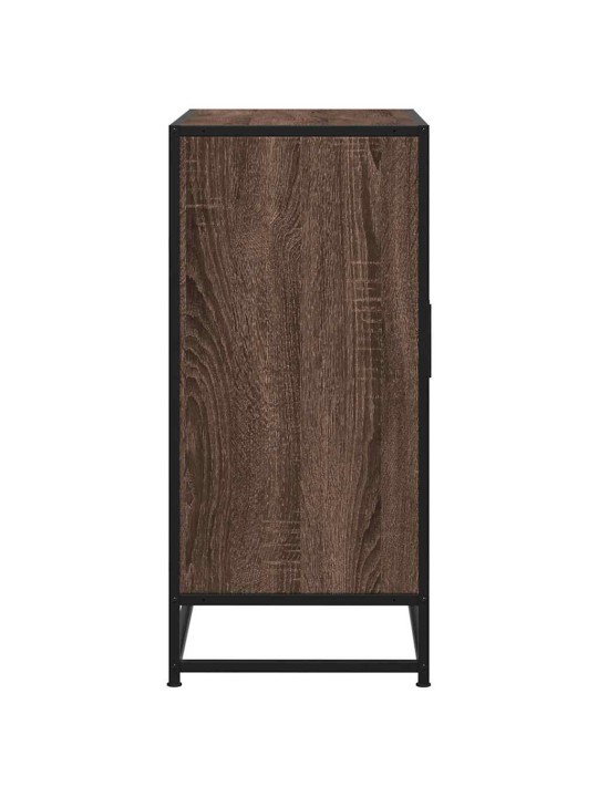 Senkki ruskea tammi 68x35x76 cm tekninen puu ja metalli