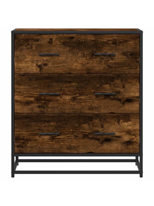 Senkki Savustettu tammi 68x35x76 cm Suunniteltu puu ja metalli