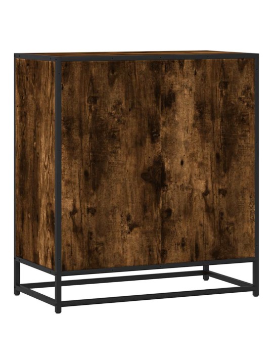 Senkki Savustettu tammi 68x35x76 cm Suunniteltu puu ja metalli