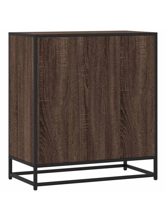 Senkki ruskea tammi 68x35x76 cm tekninen puu ja metalli