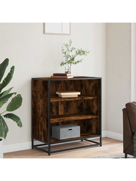 Senkki Savustettu tammi 68x35x76 cm Suunniteltu puu ja metalli