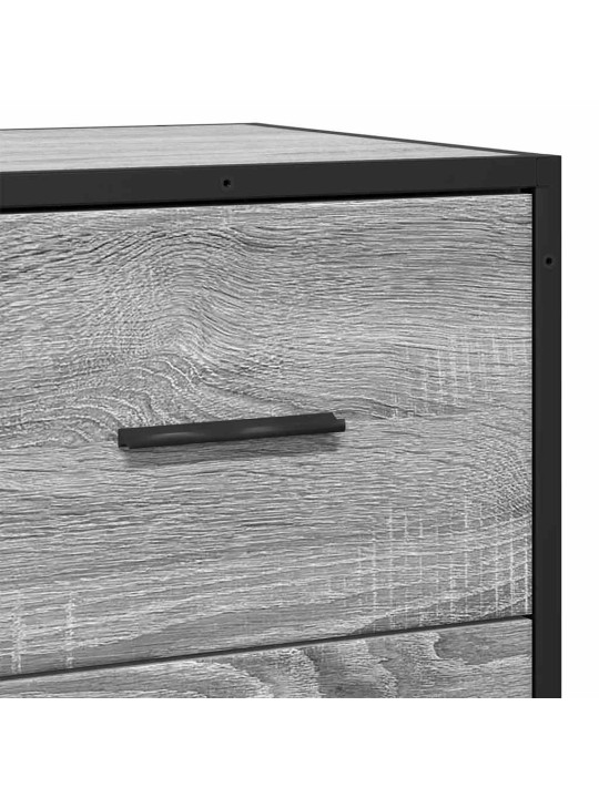 Senkki harmaa sonoma 68x35x76 cm engineered wood