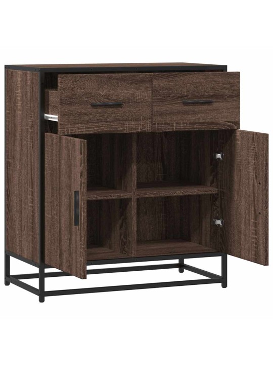 Senkki ruskea tammi 68x35x76 cm tekninen puu