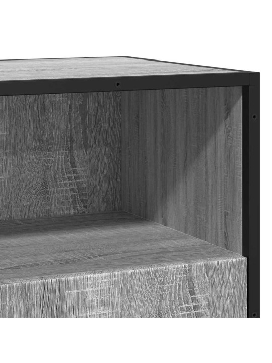 Senkki harmaa sonoma 68x35x76 cm engineered wood