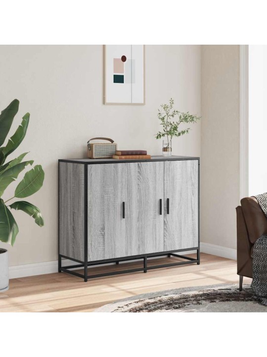 Senkki harmaa sonoma 94x35x76 cm engineered wood