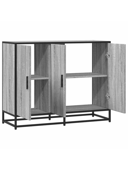 Senkki harmaa sonoma 94x35x76 cm engineered wood
