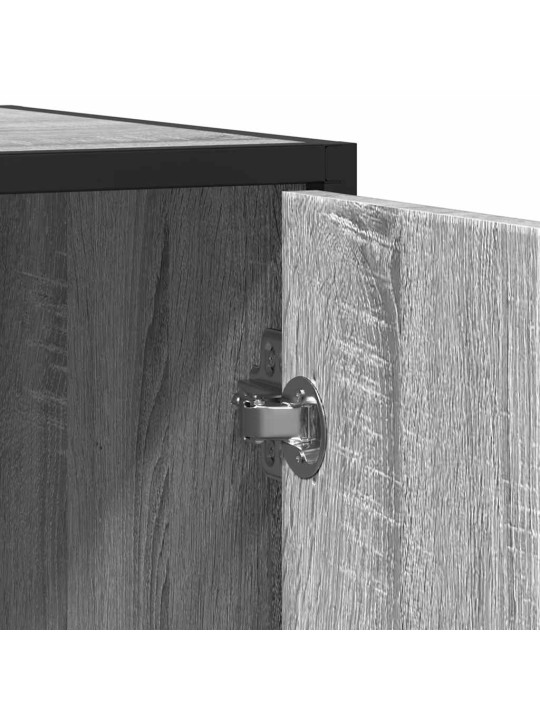 Senkki harmaa sonoma 94x35x76 cm engineered wood