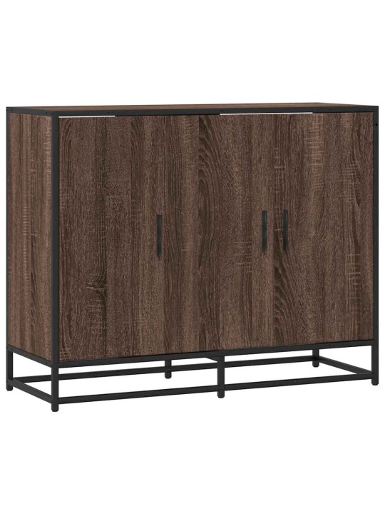 Senkki ruskea tammi 94x35x76 cm tekninen puu