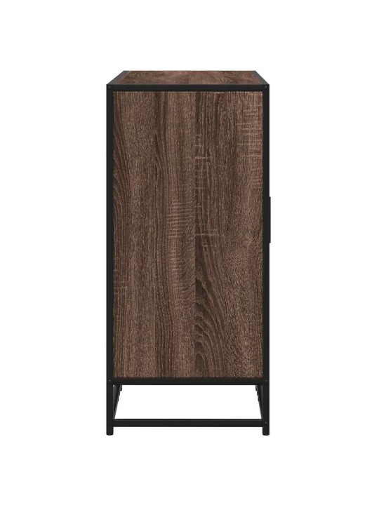 Senkki ruskea tammi 94x35x76 cm tekninen puu