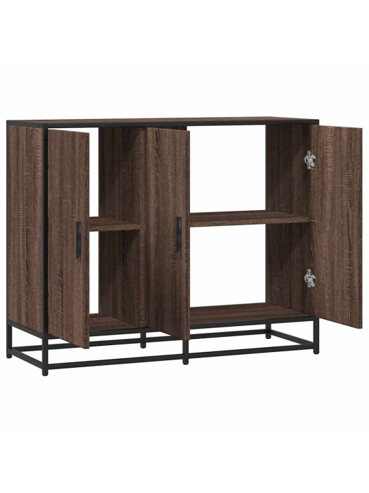 Senkki ruskea tammi 94x35x76 cm tekninen puu