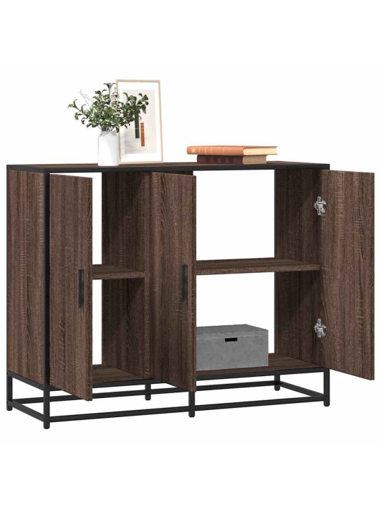 Senkki ruskea tammi 94x35x76 cm tekninen puu