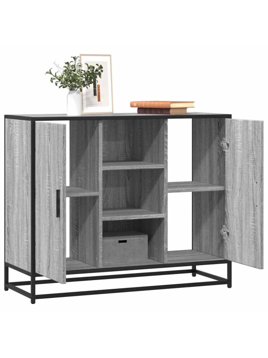 Senkki harmaa sonoma 92x35x76 cm tekninen puu