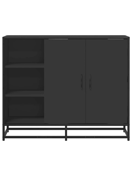 Senkki musta 92x35x76 cm tekninen puu