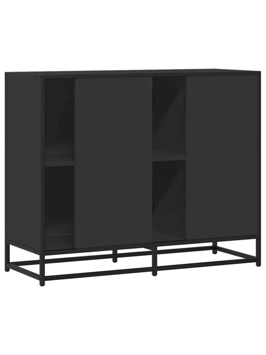 Senkki musta 92x35x76 cm tekninen puu