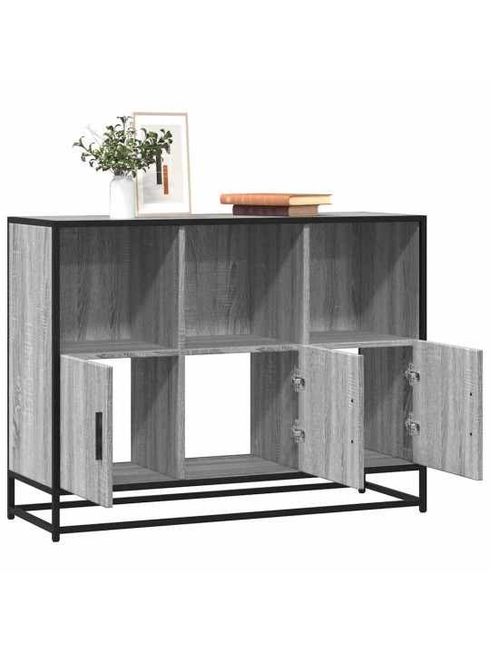 Senkki harmaa sonoma 100x35x76 cm engineered wood