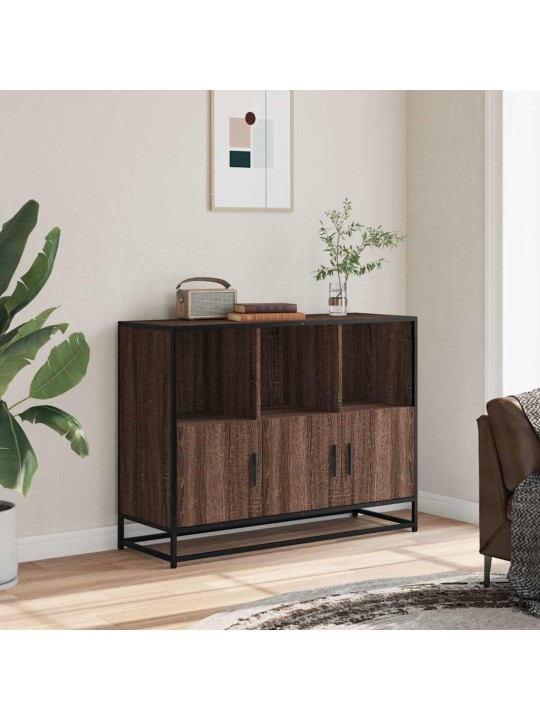 Senkki ruskea tammi 100x35x76 cm tekninen puu