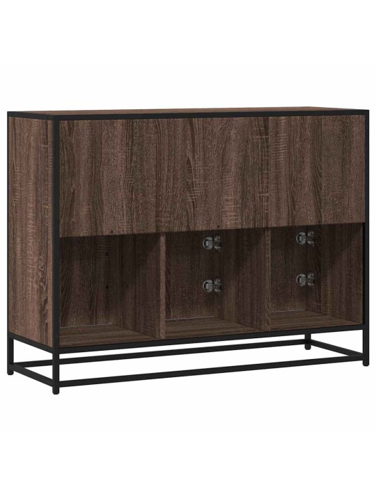 Senkki ruskea tammi 100x35x76 cm tekninen puu